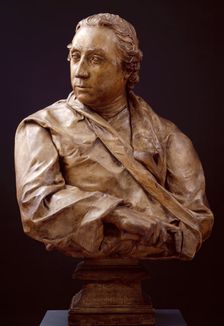 Bust of Joseph Wilton, R.A., c1760. Creator: Louis Francois Roubiliac