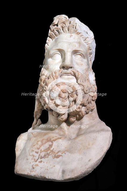 Bust of Jupiter, 1st century. Creator: Art of Ancient Rome, Classical sculpture  .