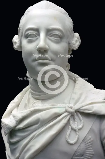 Bust of King George III of England, 1767. Artist: John Nost