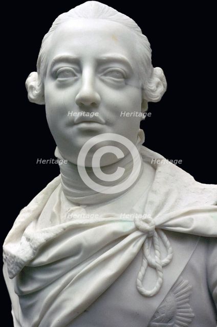 Bust of King George III of England, 1767. Artist: John Nost