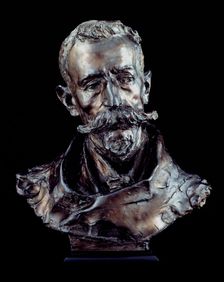 Bust of Lionel Smythe, R.A., 1924. Creator: Alfred Gilbert