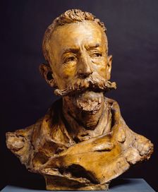 Bust of Lionel Percy Smythe R.A., 1898. Creator: Alfred Gilbert
