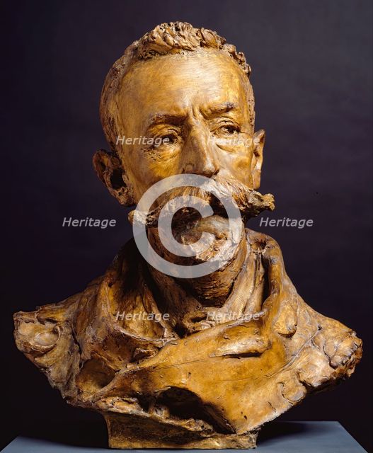 Bust of Lionel Percy Smythe R.A., 1898. Creator: Alfred Gilbert.