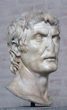 Bust of Lucius Cornelius Sulla, 2nd century BC. Creator: Unknown