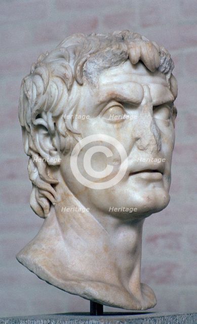 Bust of Lucius Cornelius Sulla, 2nd century BC. Creator: Unknown.