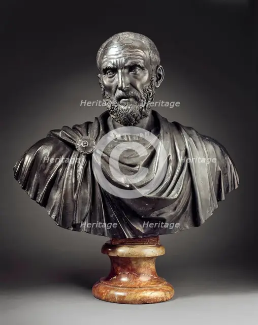 Bust of Lucius Junius Brutus, c.1550. Creators: Ludovico Lombardo, Lucius Junius Brutus.