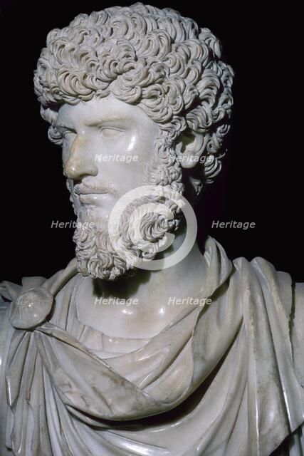 Bust of Lucius Verus, 2nd century. Artist: Unknown