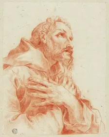 Bust of Male Saint Praying, n.d. Creator: Joachim von Sandrart I