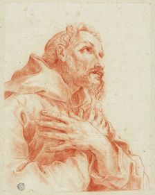 Bust of Male Saint Praying, n.d. Creator: Joachim von Sandrart I