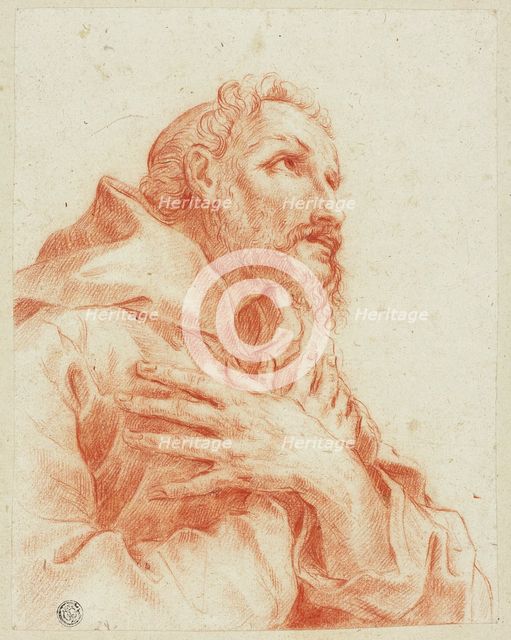 Bust of Male Saint Praying, n.d. Creator: Joachim von Sandrart I.