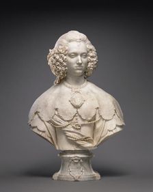 Bust of Maria Cerri Capranica, about 1640. Creator: Alessandro Algardi