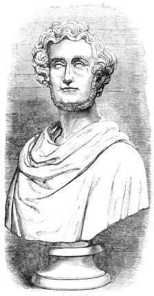 Bust of Mr. Hullah, 1850. Creator: Unknown