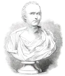 Bust of Mr. MacAulay, by Park, 1850. Creator: Unknown