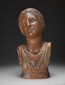 Bust of Niobe's Daughter, after the Antique, 1780. Creator: Anne Seymour Damer