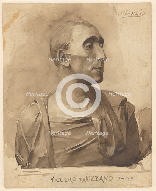 Bust of Niccolò da Uzzano, 1884. Creator: Nicolaes van der Waay.