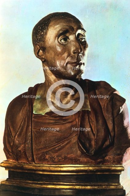 Bust of Niccolo da Uzzano, c1430s. Artist: Donatello