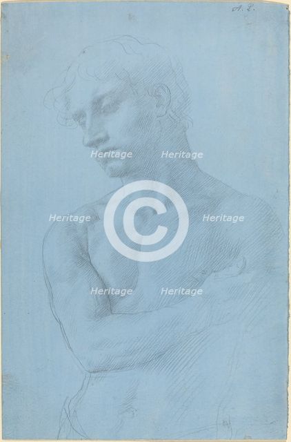Bust of Nude Man. Creator: Alphonse Legros.