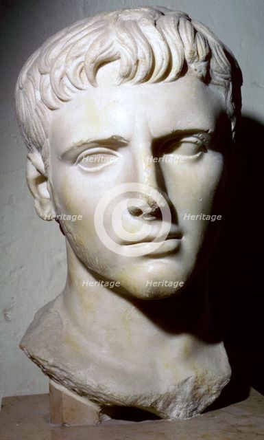 Bust of Octavian/Augustus. Artist: Unknown