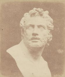 Bust of Patroclus, August 9, 1842. Creator: William Henry Fox Talbot
