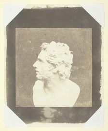 Bust of Patroclus, August 9, 1843. Creator: William Henry Fox Talbot