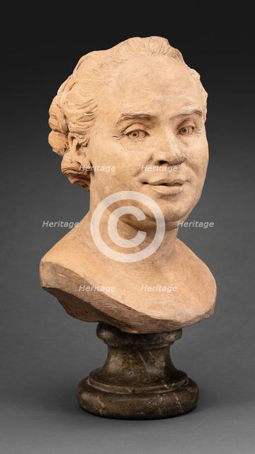 Bust of Piron, 1750/60. Creator: Attributed to Jean-Baptiste Lemoyne II.