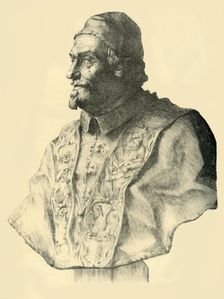 Bust of Pope Alexander VIII, c1690, (1881). Creator: Thomas Riley