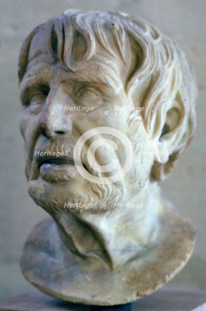 Bust of pseudo-Seneca, 1st century. Artist: Unknown