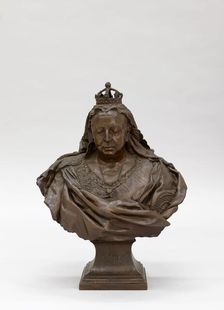 Bust of Queen Victoria in old age, 1892-1901. Creator: Edward Onslow Ford