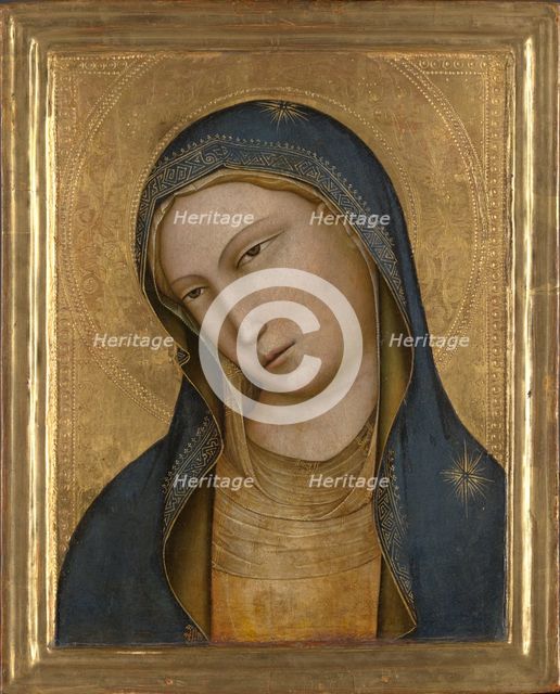 Bust of Saint Mary (formerly entitled Madonna), c.1381-c.1425. Creator: Lorenzo Monaco.