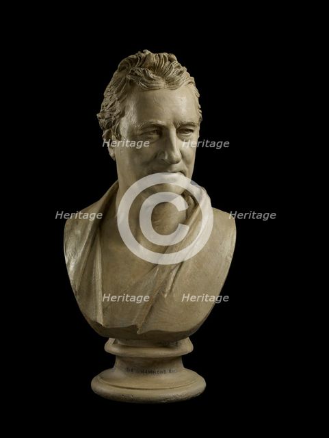 Bust of Sir Andrew Snape Hamond, Bt (1738-1828), 1818-1820. Artist: Francis Legatt Chantrey.