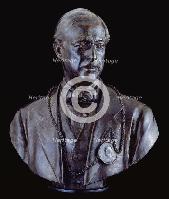 Bust of Sir Alfred Munnings, P.R.A., 1946. Creator: Edwin Whitney-Smith.