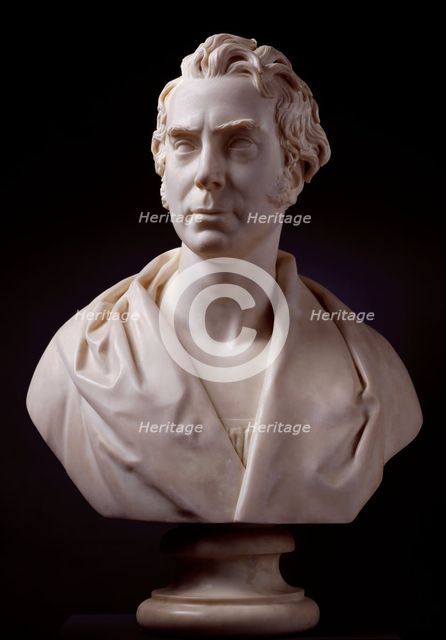 Bust of Sir David Wilkie, R.A., 1833. Creator: George Rennie.