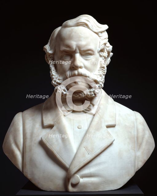 Bust of Sir Edwin Landseer, R.A., 1867. Creator: Carlo Marochetti.