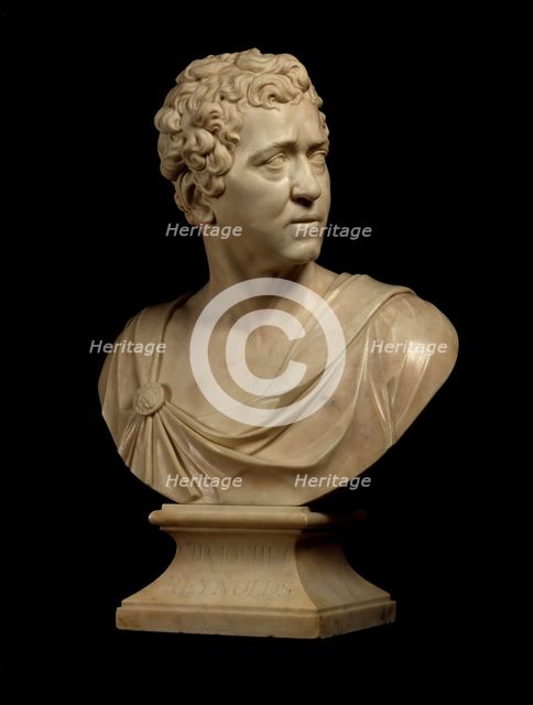 Bust of Sir Joshua Reynolds, P.R.A., c1778. Creator: Giuseppe Ceracchi.