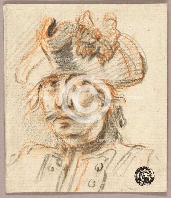 Bust of Soldier, n.d. Creator: Charles Parrocel.