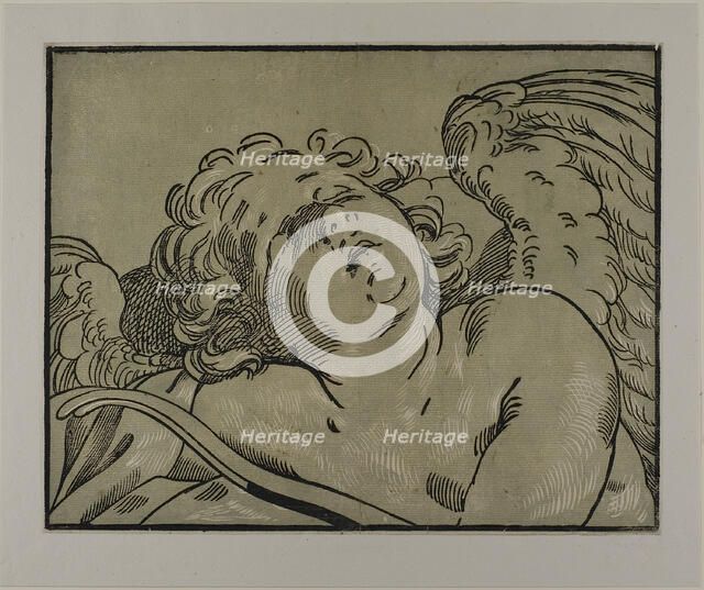 Bust of Sleeping Cupid, 1627/53. Creator: Bartolomeo Coriolano.