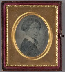 Bust Portrait of a Young Woman, about 1850. Creator: Unknown