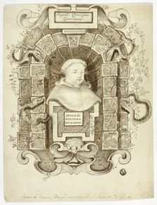 Bust Portrait of Carmelite Monk in Niche, n.d. Creator: Johannes Lanoy