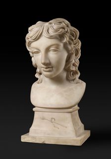 Bust portrait of Prince Henry Lubomirski in the character of Bacchus, c1787. Artist: Anne Seymour Damer