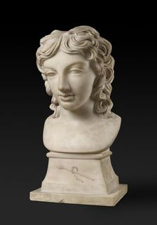 Bust portrait of Prince Henry Lubomirski in the character of Bacchus, c1787. Artist: Anne Seymour Damer