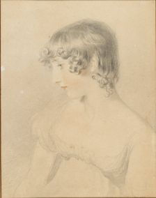 Bust portrait of Susan Bloxam, turned in profile to left, 1818. Artist: Thomas Lawrence