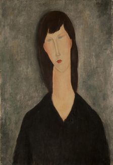 Buste de femme . Creator: Modigliani, Amedeo (1884-1920)