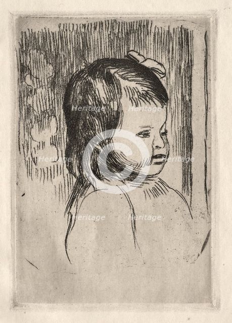 Buste denfant, tourné à droite. Creator: Pierre-Auguste Renoir (French, 1841-1919).