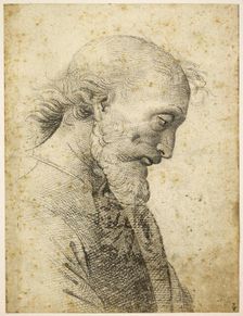 Buste d'homme, 1500-1503. Creator: Perugino (ca. 1450-1523)
