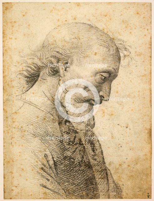 Buste d'homme, 1500-1503. Creator: Perugino (ca. 1450-1523).