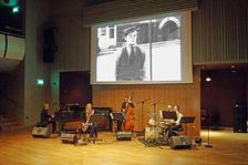 Buster Birch, Jim Treweek, Jo Fooks and Pete Ringrose, Birley Centre, Eastbourne, 2015. Artist: Brian O'Connor