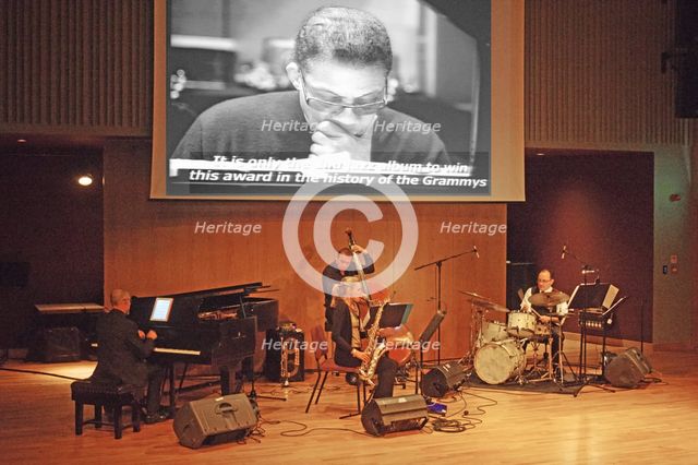 Buster Birch, Jim Treweek, Jo Fooks and Pete Ringrose, Birley Centre, Eastbourne, 2015. Artist: Brian O'Connor.