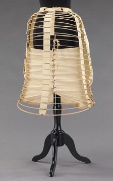 Bustle, American, 1872-74. Creator: Unknown