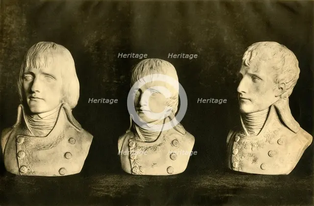 Busts of Napoleon, late 18th century, (1921). Creator: Unknown.