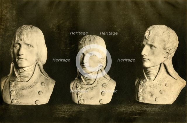 Busts of Napoleon, late 18th century, (1921). Creator: Unknown.